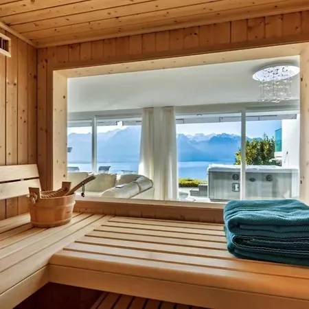 Villa Magic Montreux, Impressive Views On Geneva Lake&mountains Montreux