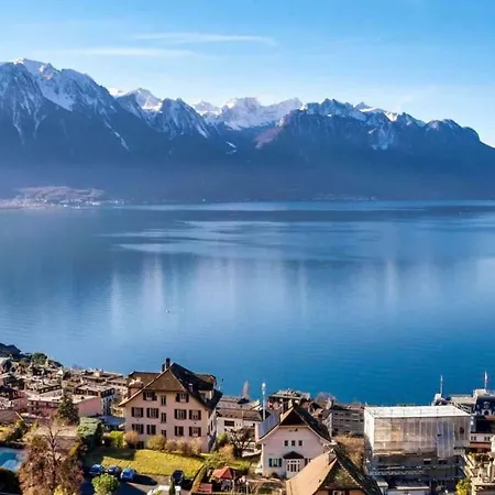 Magic Montreux, Impressive Views On Geneva Lake And Mountains וילה מונטרה