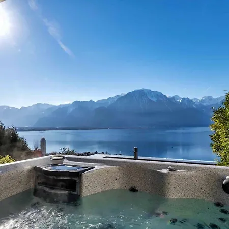 וילה Magic Montreux, Impressive Views On Geneva Lake And Mountains