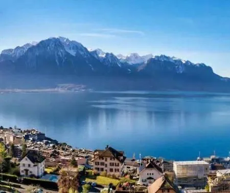 Magic Montreux, Impressive Views On Geneva Lake&mountains Villa *
