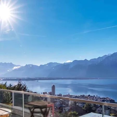 Magic Montreux, Impressive Views On Geneva Lake And Mountains