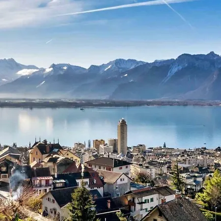 וילה Magic Montreux, Impressive Views On Geneva Lake And Mountains